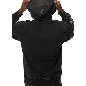 Sweat à capuche en coton mélangé, vente flash, strass, streetwear, vêtements d'automne et d'hiver, pull à capuche avec logo brillant imprimé - Product Image 5