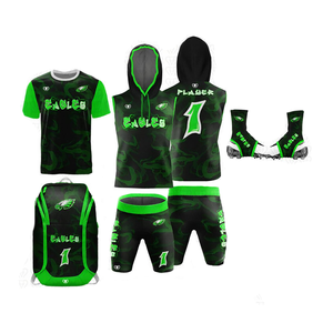Uniformes de Fútbol Americano 7v7 para Adultos, Paquetes de Equipos, Sudadera con Capucha y Pantalones Cortos con Estampado Digital Personalizado, Antibacterianos y Resistentes al Agua - Product Image 6