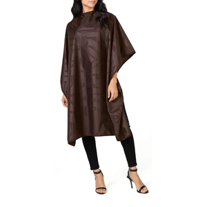 Diseño personalizado impresión impermeable accesorios para el cabello negro salón capas para salón de peluquería capa de peluquero capa - Product Image 4