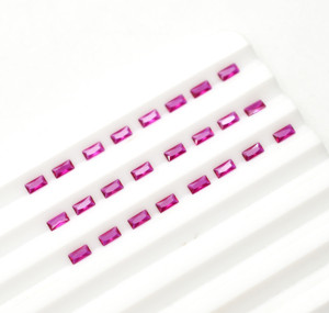 Phòng thí nghiệm phát triển <span class=keywords><strong>Ruby</strong></span> Baguette Mặt đá quý hiệu chỉnh Pigeon máu <span class=keywords><strong>Ruby</strong></span> đá quý <span class=keywords><strong>Corundum</strong></span> <span class=keywords><strong>Ruby</strong></span> Loose đá quý đối với trang sức làm - Product Image 3