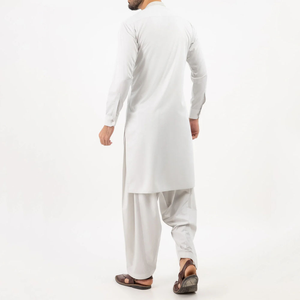 Ensemble Shalwar Kameez pakistanais, vêtements islamiques, Salwar Kameez pour hommes, 100% coton, sans plis, séchage rapide, vente en gros - Product Image 4
