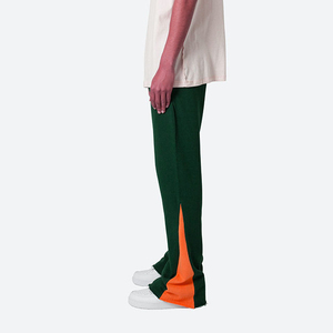 Pantalons de survêtement évasés pour hommes avec taille élastique pour un style streetwear, pantalons de survêtement en coton confortables pour hommes pour un usage quotidien décontracté - Product Image 4