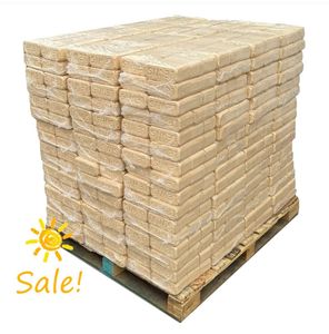 Granulés de bois certifiés 6mm Briquettes et motifs de bâtons Sciure de bois de chauffage dans un emballage en sac. - Product Image 3