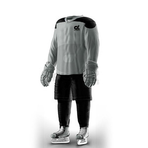 Uniforme de Hockey sobre Hielo con Logotipo Personalizado, Ropa Deportiva para Adultos de Talla Grande, Impresión de Nombre de Equipo OEM, Conjunto de Diseño Personalizado, Uniformes de Buena Calidad - Product Image 5