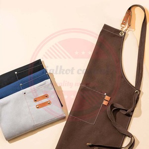 Delantal de Barbería para Corte de Cabello, Delantales de Cuero con Logotipo Personalizado para Hombres y Mujeres - Product Image 5