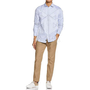 Camisa de vestir transpirable hecha a medida para otoño, ropa de verano de etiqueta privada con logotipo personalizado - Product Image 2