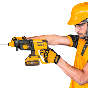 Máy khoan phá hủy điện không dây 20V bao gồm búa phá hủy 2 pin sạc 4 bit - Product Image 4