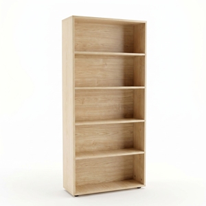 Color 5-Shelf Bookcase Modern <b>Storage</b> Unit for Home Office Use - Product Image 5
