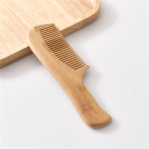 Peigne en bois de décoration de noël pour hommes, soins de la barbe en croissance peigne en bois naturel écologique polyvalent pour salons maison - Product Image 2