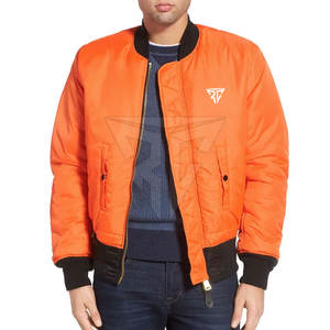 Mode hiver coupe-vent col montant Bomber veste pour hommes-couleurs personnalisées et Logo haute qualité Street Wear - Product Image 4