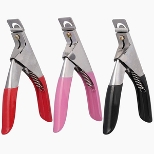 Cortadores de punta de uñas en forma de U de acero inoxidable profesional, cortadora de borde de hoja curva de la mejor calidad, dedos, manicura, uñas artificiales - Product Image 5