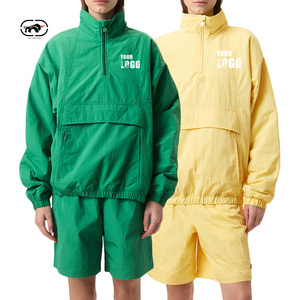 Conjunto corto cortavientos personalizado 2025, chándal Anorak estampado transpirable, chaqueta y pantalones de lluvia, chándal de 2 piezas - Product Image 6