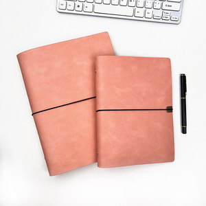 <span class=keywords><strong>A5</strong></span> B5 A6 da Retro handmade bơm lại Tạp Chí PU bằng văn bản cổ điển máy tính xách tay Nhật Ký với dây đeo - Product Image 2