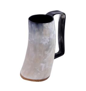 Mug en corne véritable, poli brillant, fabricant, mug à vin et à bière très vendu, table de cuisine, mug en corne authentique - Product Image 3