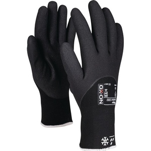 Gants d'hiver confortables pour temps froid 3302 Taille 11 Noir EN 388 EN420 EN511 PPE II OX-ON Pack de 12 Gants de jardin Équipement de protection - Product Image 1