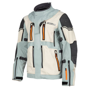 Chaqueta de Motocicleta para Hombre, Poliéster/Nailon 220g, Impermeable, Transpirable, Resistente al Viento, para Turismo y Aventura, Diseño Color Block - Product Image 3
