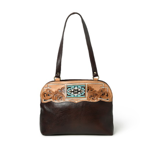 Pelo de piel de vaca real en cuero Capacidad Bolso de diseñador Bolsos de hombro para mujer con material y diseño de alta calidad - Product Image 1