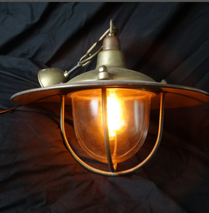 Home DecorHeavy Copper Fishing <b>Lamp</b>, Copper Ship <b>Lamp</b> Handmade <b>Stand</b> High Quality LampGifted Item - Product Image 2
