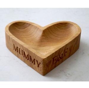 Handcrafted <b>Wooden</b> <b>Heart</b> Bowl for Wedding and Gift Purpose - Product Image 5