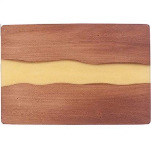 Tabla de madera con combinación epoxi para cortar verduras, producto de cocina, para restaurante y cocina, novedad - Product Image 5