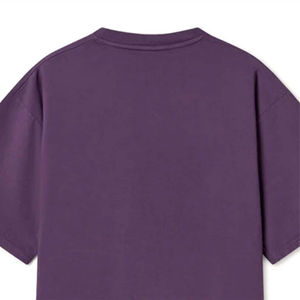 เสื้อยืดผ้าฝ้ายไหล่ตกสไตล์บ็อกซี่ใส่ได้ทั้งชายและหญิงแบบลำลอง - Product Image 4