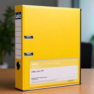 Leitz ALPHA Hanging <b>File</b> <b>Folder</b> <b>A4</b> Commercial Binding Yellow 25 Pack - Product Image 3