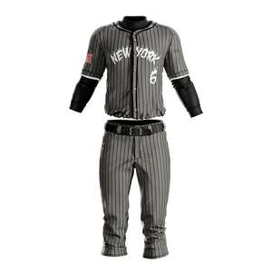Uniforme de baseball personnalisé 100% polyester facilement lavable Maillots à séchage rapide imprimés numériquement Qualité supérieure au meilleur prix pour les hommes - Product Image 6