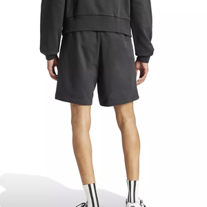 Short de survêtement gris personnalisé pour hommes adultes pantalons de jogging d'entraînement de gymnastique active avec taille élastique tissu éponge en molleton de coton doux - Product Image 3