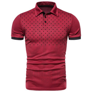 2023 Người Đàn Ông Của Giản Dị Bông/Sợi Tre Cho Áo Sơ Mi Ngắn Tay Lần Lượt Xuống Cổ Áo Rắn Mô Hình Dệt Kim Vải Dịch Vụ OEM - Product Image 5