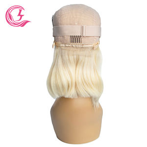 CLJhair Bob parrucca frontale in pizzo trasparente bionda 13x4 parrucche dritte vicino <span class=keywords><strong>a</strong></span> <span class=keywords><strong>Me</strong></span> per donna - Product Image 4