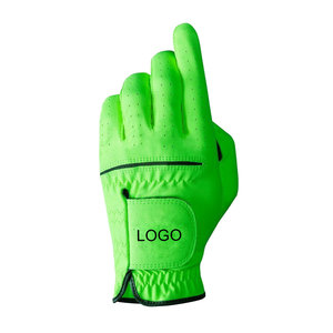 Guantes de golf de cuero de calidad superior para hombres y mujeres Diseño personalizado y logotipo de fabricación de color para piel de oveja deportiva - Product Image 5