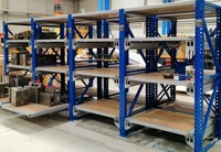 Étagère à outils industrielle robuste en acier inoxydable à 3 niveaux avec tiroirs ouvrants, protection 100 % contre la corrosion, structure à boulons