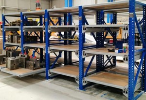 Estante de herramientas industrial Apertura Molde de acero Estantes Cajón 100% Estructura de perno de protección contra la corrosión para palé de almacenamiento de almacén - Product Image 2