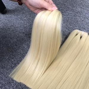 Couleur droite naturelle #60 Extensions de cheveux humains 100% fabriqués à partir de faisceaux de trame humaine bruts sans fibres ni enchevêtrements - Product Image 5