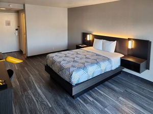 Taisen Commercial Furniture <span class=keywords><strong>Motel</strong></span> 6 Gemini Hotel Casegoods Prix de gros Minimaliste Projet d'hôtel en bois dur Meubles - Product Image 5