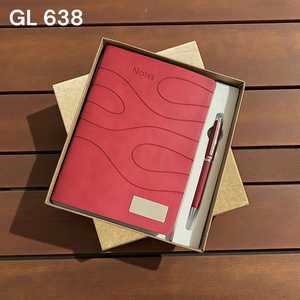 Juego de Regalo de Cuaderno y Bolígrafo de Cuero Personalizado Corporativo, Regalos Promocionales de Negocios para Navidad y el Día del Padre - Product Image 3
