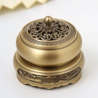 Brûleur d'encens en métal de fer avec manche en bois de santal thé et parfum d'ambre gris décor religieux mariage parfum désodorisant