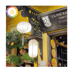 Lanternes en soie utilisant un cadre en bambou OEM pour des lanternes de mariage personnalisées et une décoration intérieure faite à la main au Vietnam - Product Image 5