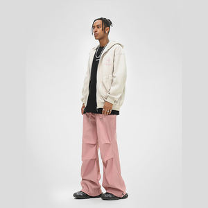 Fabricant 100 Polaire en coton avec broderie personnalisée Emballage personnalisé Sweats à capuche unisexes zippés - Product Image 6