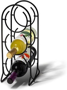 Top achat porte-bouteilles de vin en métal de table pour la vente en gros - Product Image 2