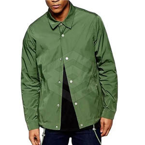 Chaqueta deportiva de nailon y poliéster con logotipo personalizado al por mayor, transpirable para uso en exteriores con cuello levantado para deportes de invierno - Product Image 1