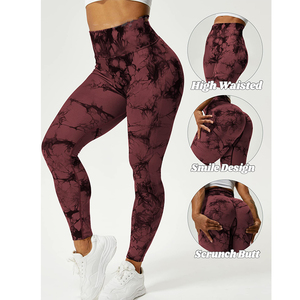 New 2025 Best Quality women's <b>tie</b> <b>dye</b> leggings with custom Design Printing quick dry sports wear women's <b>tie</b> <b>dye</b> leggings - Product Image 6
