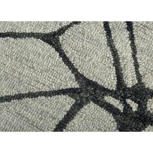 Jaipur <b>Rugs</b> ZA Tra-1518 Contour Grey Black <b>Hand</b> <b>Tufted</b> Large Area Wool <b>Rug</b> for Home 10mm Abstract for Living Room Hallway - Product Image 3