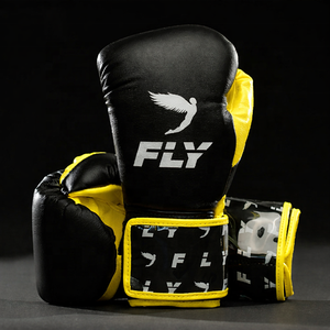 Guantes de Boxeo Personalizados con Diseño Blanco y Negro, Logotipo Personalizado, Cierre de Correa, para Deportes, Gimnasio, Entrenamiento, Artes Marciales Mixtas - Product Image 6