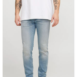 Jeans de Mezclilla para Hombre de Alta Calidad, Personalizados, de Cintura Media, Lavados, Ajustados, Ecológicos, Rectos, al por Mayor, Estilo Skinny, Desgastados, Vintage - Product Image 5