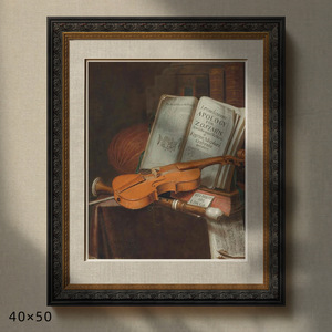 Cornice PS cornice in plastica nera con motivo floreale oro per Home Office cornice adatta per quadri <span class=keywords><strong>foto</strong></span> soggiorno camera da letto - Product Image 5