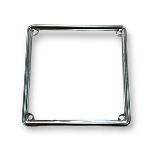Marco para matrícula de acero inoxidable (para las nuevas matrículas europeas más grandes de 185x185 mm) - Product Image 1