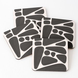 <b>Wood</b> Multicolor Enamel Print Finished Serving Coaster Used for Hotel & Restaurant Tabletop Drink Serving Coasters Home & Kitchen - Product Image 1