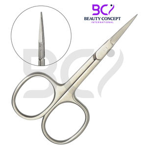 กรรไกรตัดเล็บสแตนเลส กรรไกรเสริมสวยปลายตรงคมสำหรับตัดเล็บและหนังกำพร้า ตัดขนบนใบหน้า - Product Image 3