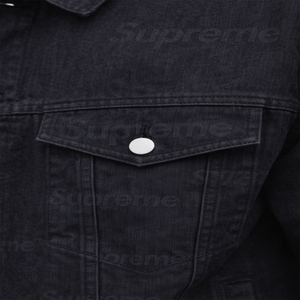 Chaqueta Vaquera Negra para Hombre, Estilo Casual, Ropa de Calle, Algodón, Estampado DTG, Cuello Camisero Vintage - Product Image 6